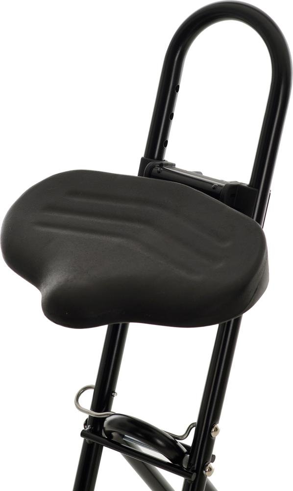 Stehhilfe Modell 3680 klappbar, schwarz bis 80 kg, Sitz PU Sitzhöhe 610-860 mm Produktbild img3 L