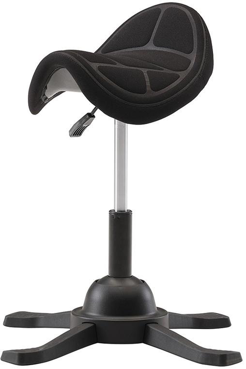 Satteldrehhocker selbstbalacierend Sitzhöhe 480 - 660 mm mit Gleiter Produktbild img1 L