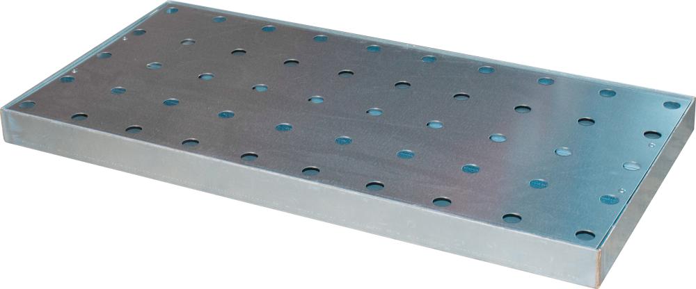 Kleingebinde-Auffangwanne, Typ KGW, mit Lochblechrost Produktbild img1 L