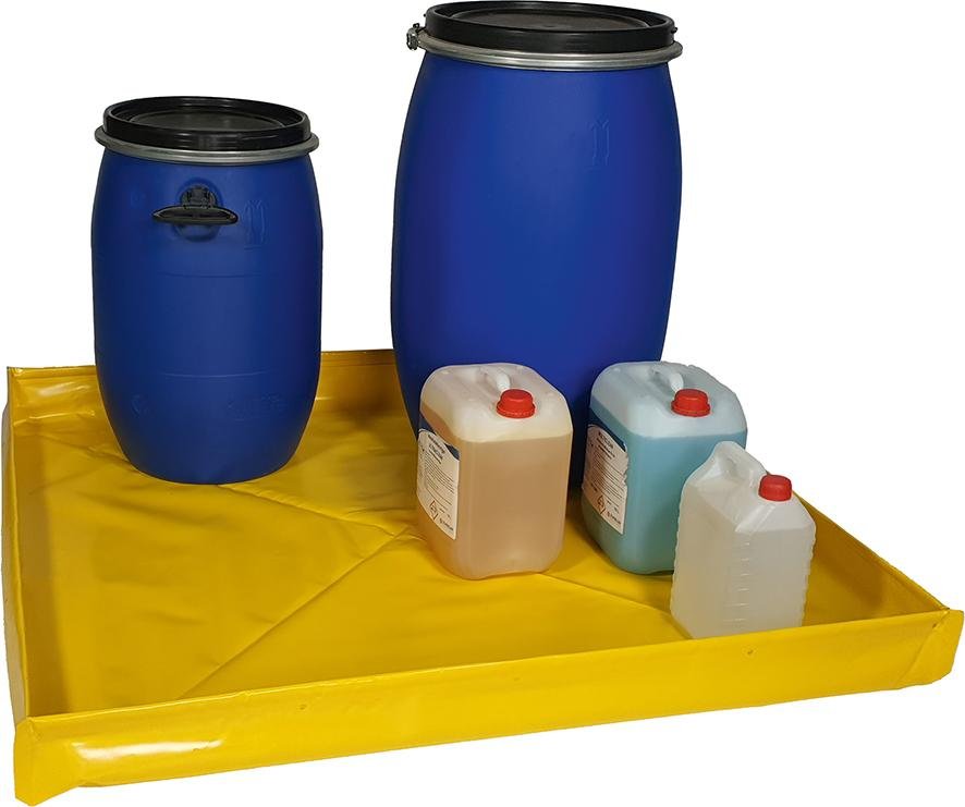 Faltwanne Quick L1500xB1500XH120 mm Auffangvolumen 270 l PVC Produktbild img1 L