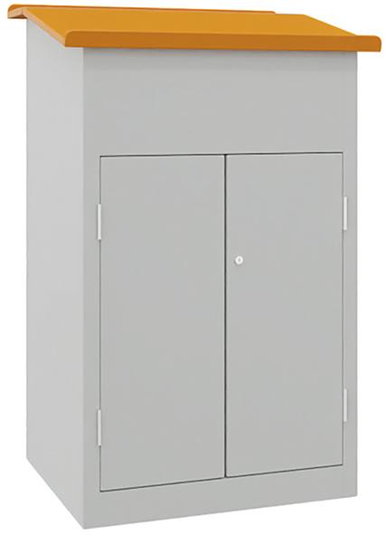 PAVOY Stehpult RAL7035 geschlossen Produktbild img1 L