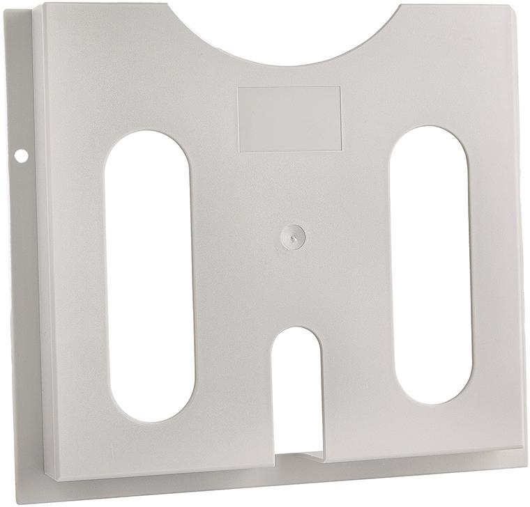 Schaltplantasche zum Schrauben/Kleben für DIN A4 hellgrau 230x220x30mm 25 Stück Produktbild img1 L