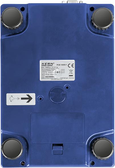 KERN Präzisionswaage PCB 2000-1 Wägebereich 2000g Ablesbarkeit 0,1g Produktbild img2 L