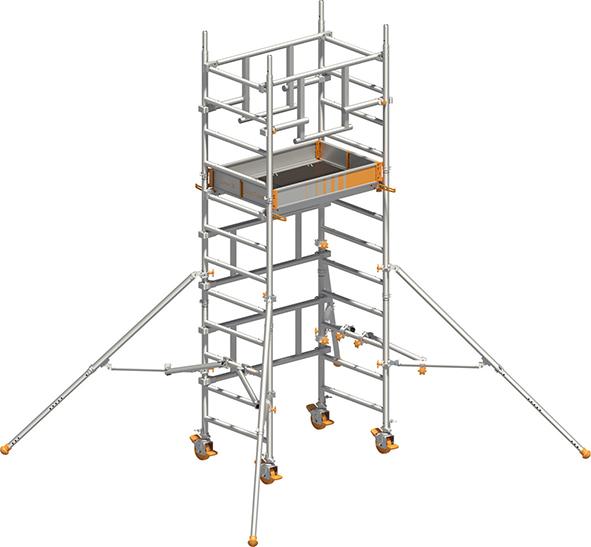 Fahrgerüst Solotower P2 SAFETYPLUS Produktbild img1 L