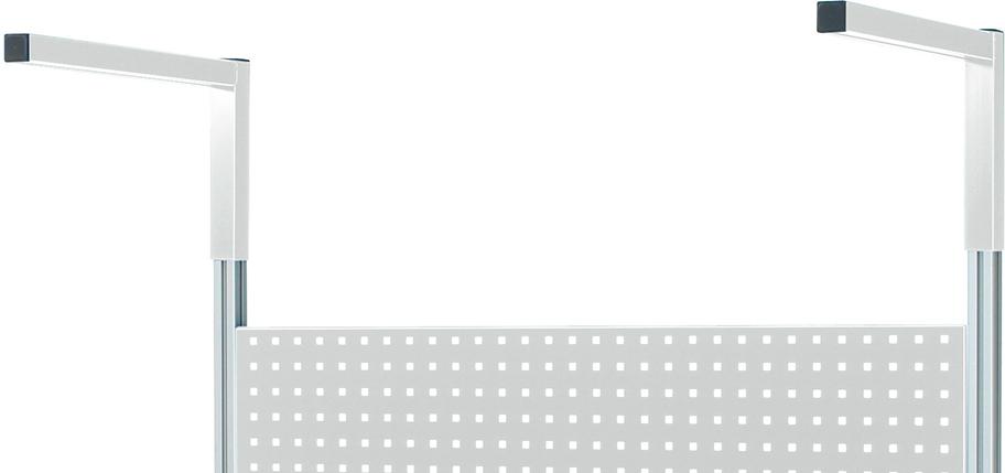 RAU. Auslegerpaar B45xT550xH300 RAL7035 Produktbild img1 L