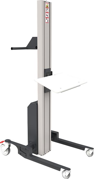 EDMOLIFT Elektrolifter WP 55 S Plattform H500xø500mm Hub 1200mm Tragkraft 50kg Produktbild img1 L
