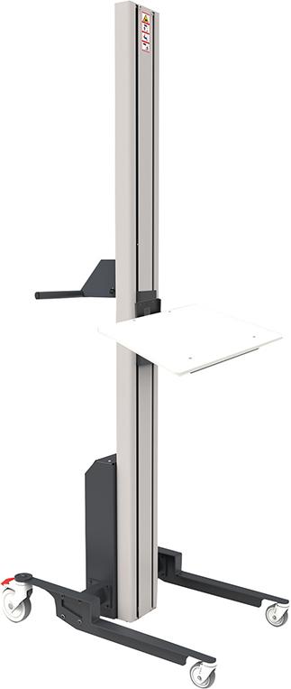 EDMOLIFT Elektrolifter WP 55 M Plattform H500xø500mm Hub 1600mm Tragkraft 50kg Produktbild img1 L