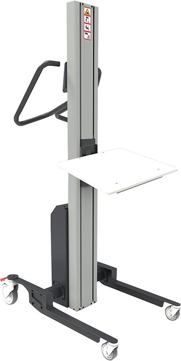 EDMOLIFT Elektrolifter WP 65 S Plattform H500xø500mm Hub 1200mm Tragkraft 60kg Produktbild img1 L