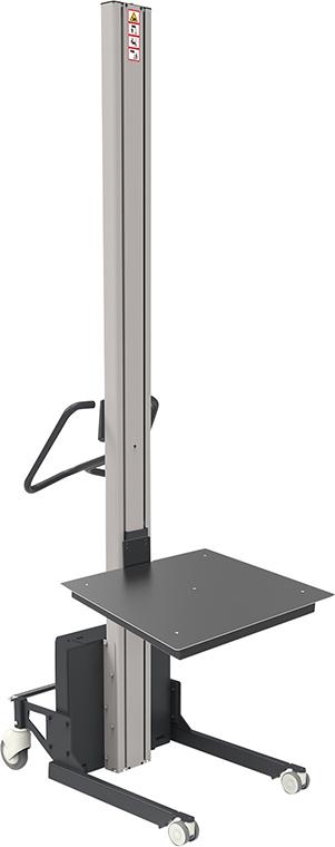 EDMOLIFT Elektrolifter WP 125 L Plattform H500xø500mm Hub 2050mm Tragkraft 98kg Produktbild img1 L