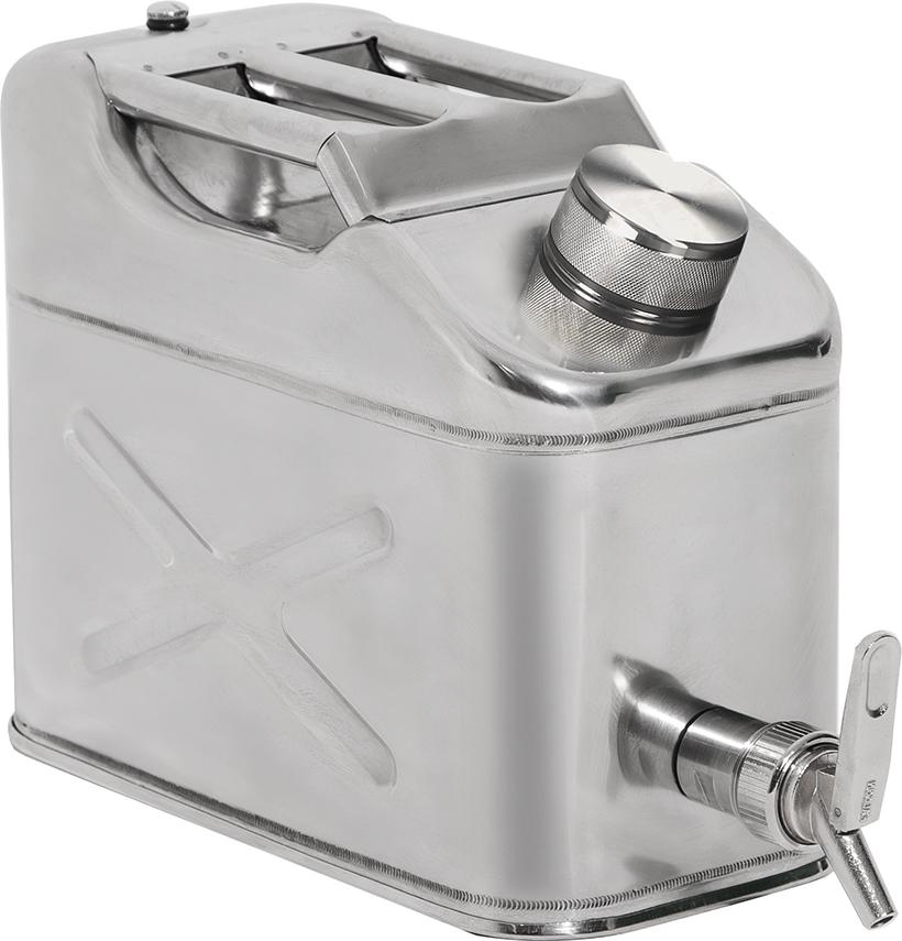 Dosierkanister Edelstahl 10 l ASECOS Produktbild img1 L