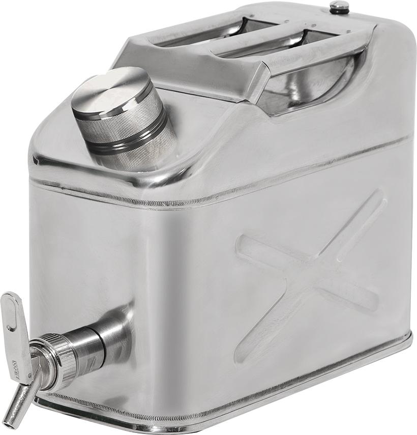 Dosierkanister Edelstahl 10 l ASECOS Produktbild img2 L