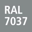 Trennwandgitter – Draht/Blech-Kombination, RAL 7037 staubgrau Produktbild img2 L