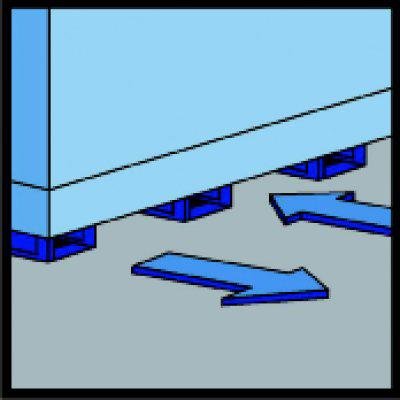 Standard-Ausführung (ohne Zubehör), mit stirnseitiger, einflügeliger Tür 1150x1890 mm Produktbild img5 L