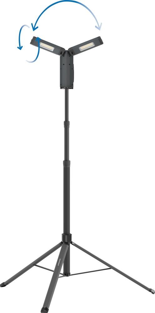 Akku-Flügel-Strahler TOWER COMPACT CONNECT 1250-2500 Lumen ohne AkkuSCANGRIP Produktbild img3 L