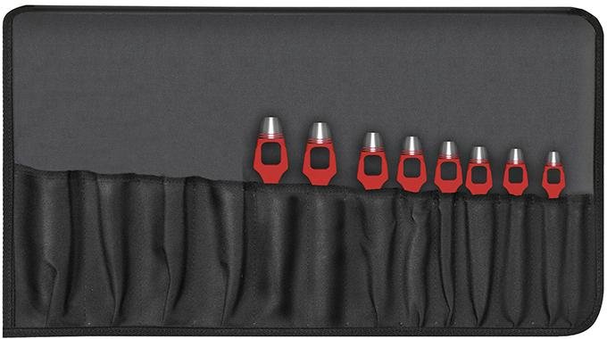 PAFFRATH Henkellocheisensatz 8-teilig in Rolltasche Produktbild img1 L