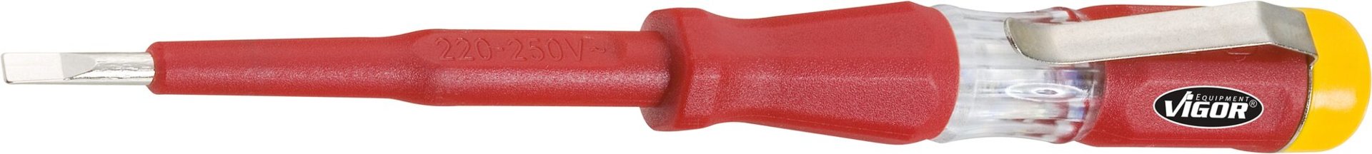 VIGOR Spannungsprüfer ∙ V1138 ∙ Schlitz Profil ∙ SW 0,5 x 3 mm Produktbild img1 L