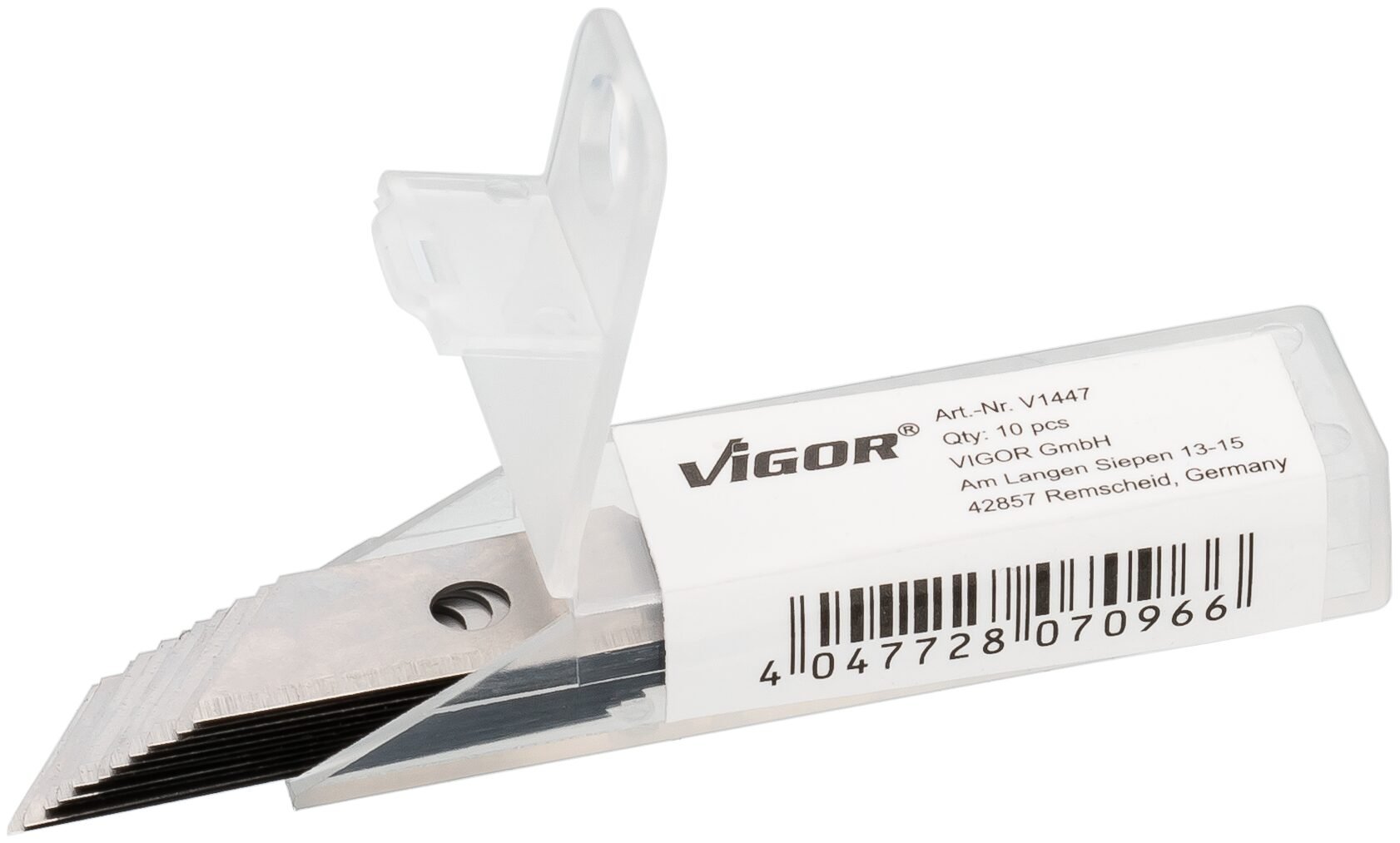 VIGOR Trapez-Ersatzklingen ∙ V1447 ∙ 10-teilig ∙ Anzahl Werkzeuge: 10 Produktbild img1 L
