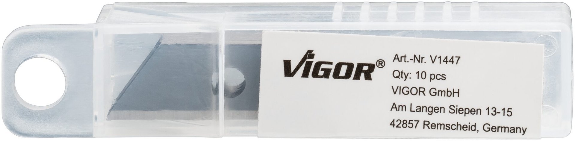 VIGOR Trapez-Ersatzklingen ∙ V1447 ∙ 10-teilig ∙ Anzahl Werkzeuge: 10 Produktbild img3 L