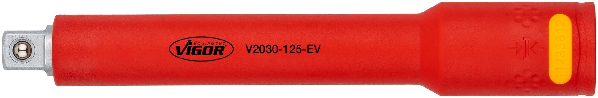 VIGOR Verlängerung ∙ EV ∙ V2030-125-EV ∙ 3/8 Zoll (10 mm) Vierkant hohl ∙ 3/8 Zoll (10 mm) Vierkant massiv ∙ 125 mm Produktbild img2 L