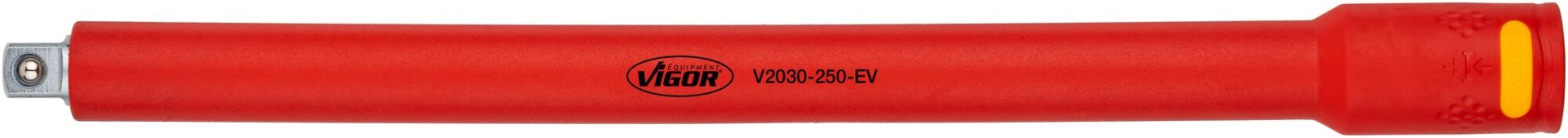 VIGOR Verlängerung ∙ EV ∙ V2030-250-EV ∙ 3/8 Zoll (10 mm) Vierkant hohl ∙ 3/8 Zoll (10 mm) Vierkant massiv ∙ 250 mm Produktbild img2 L