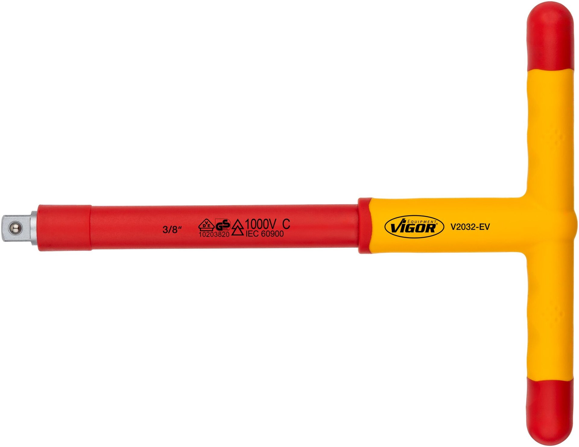 VIGOR T-Griff ∙ EV ∙ V2032-EV ∙ 3/8 Zoll (10 mm) Vierkant massiv Produktbild img2 L