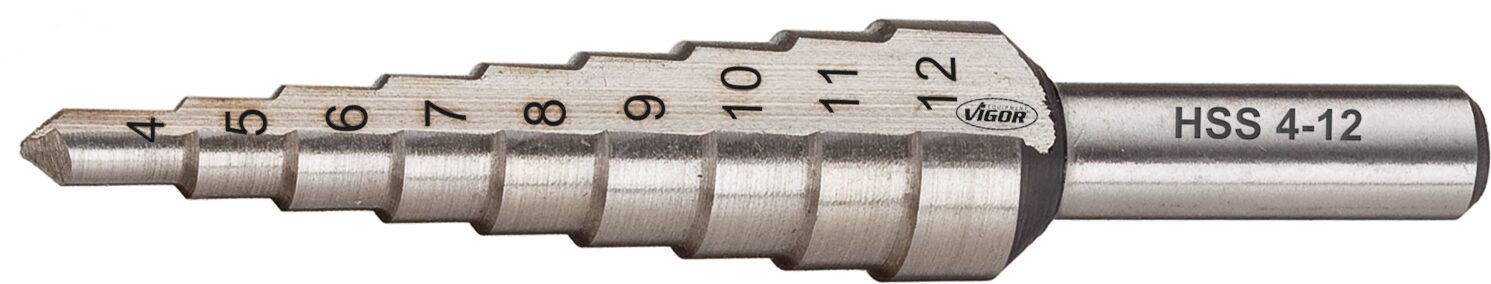 VIGOR HSS-Stufenbohrer Einzelbohrer Produktbild img1 L