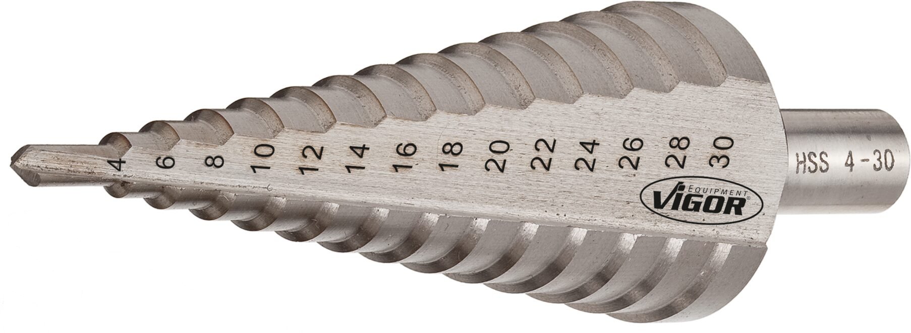 VIGOR HSS-Stufenbohrer ∙ 4&nbsp;–&nbsp;30&nbsp;mm ∙ V2396 ∙ 4 - 30 mm Produktbild img1 L
