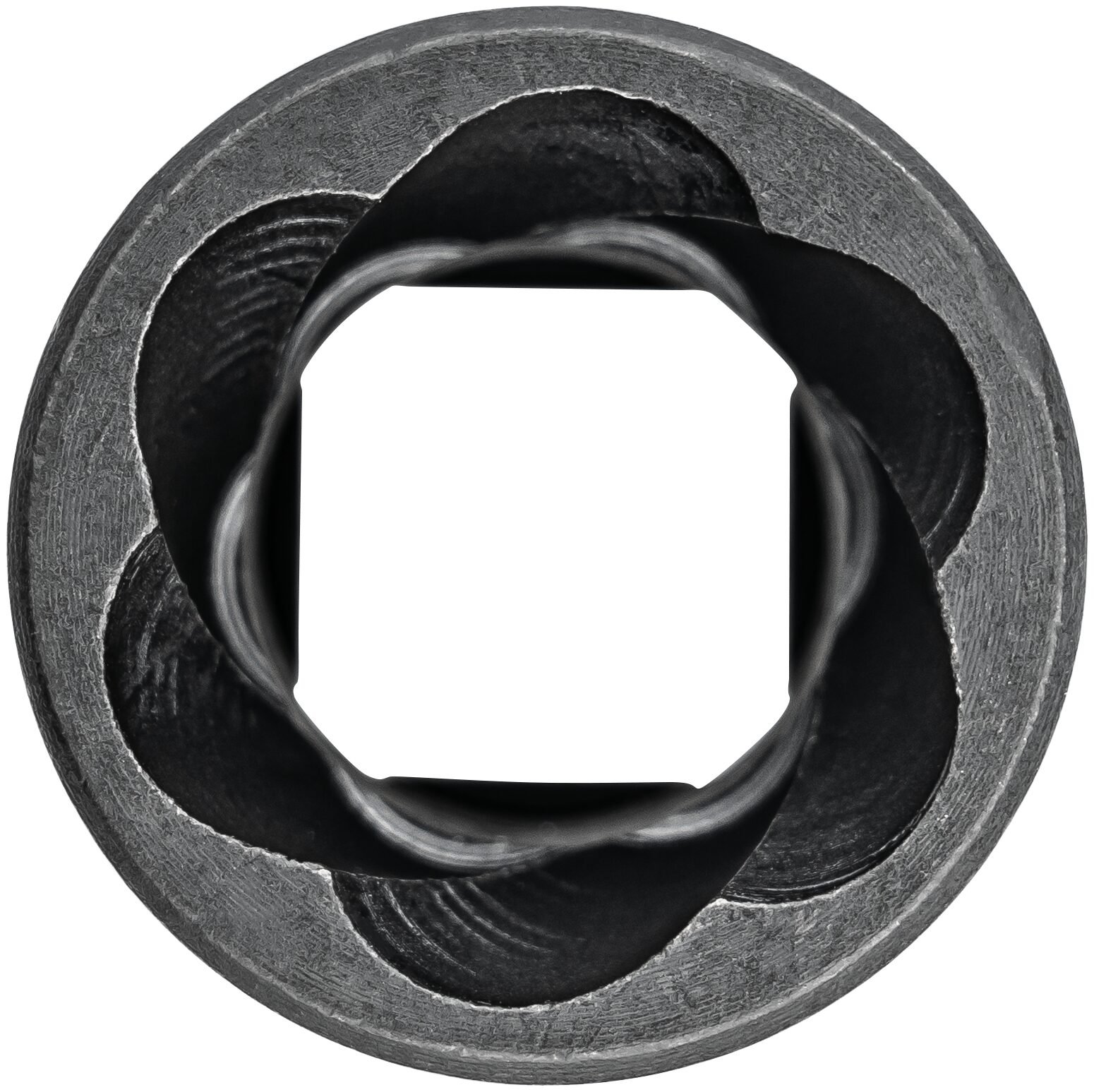 VIGOR Spiralnutenausdreher-Einsatz ∙ V2404N-6 ∙ 1/2 Zoll (12,5 mm) Vierkant hohl ∙ Außen Schraubenausdreher Profil ∙ SW 6 mm Produktbild img2 L