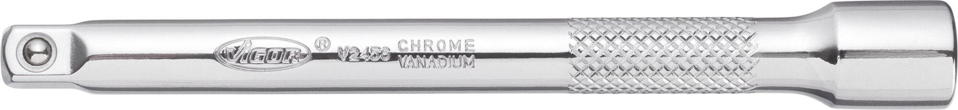 VIGOR Verlängerung ∙ V2456N ∙ 1/4 Zoll (6,3 mm) Vierkant hohl ∙ 1/4 Zoll (6,3 mm) Vierkant massiv ∙ 100 mm Produktbild img1 L