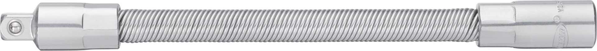 VIGOR Flexible Verlängerung ∙ V2457N ∙ 1/4 Zoll (6,3 mm) Vierkant hohl ∙ 1/4 Zoll (6,3 mm) Vierkant massiv ∙ 145 mm Produktbild img1 L