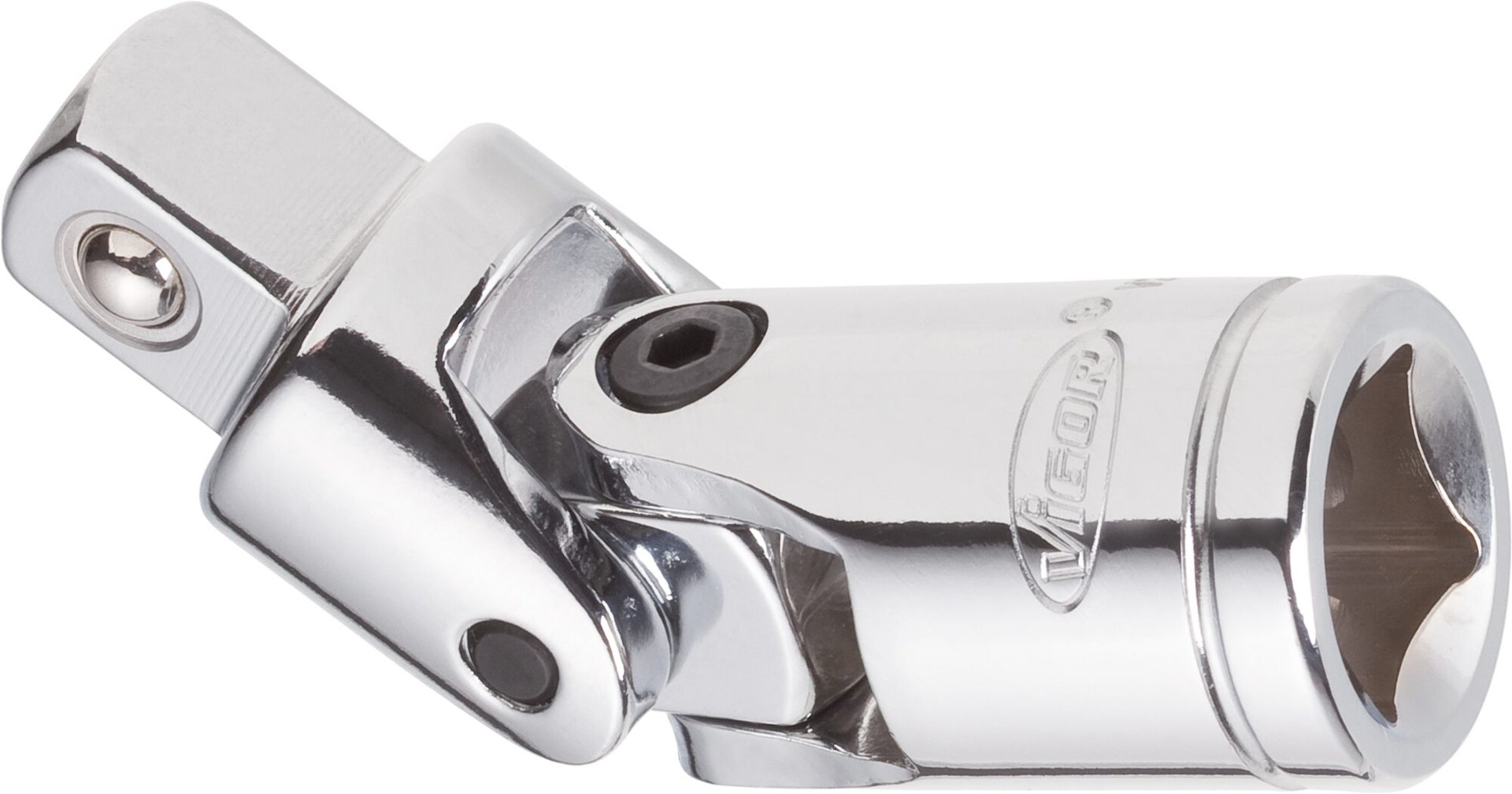 VIGOR Universalgelenk ∙ V2575N ∙ 1/2 Zoll (12,5 mm) Vierkant hohl ∙ 1/2 Zoll (12,5 mm) Vierkant massiv ∙ 75 mm Produktbild img1 L