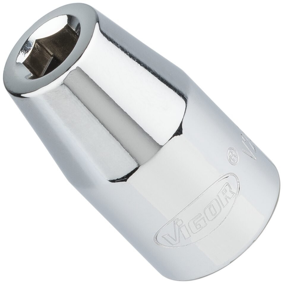 VIGOR Bit Adapter ∙ V2647N ∙ 1/2 Zoll (12,5 mm) Vierkant hohl ∙ 5/16 Zoll (8 mm) Sechskant hohl ∙ 37 mm Produktbild img1 L