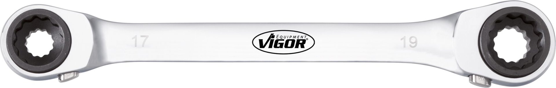 VIGOR Doppel Ratschen-Ringschlüssel 4-in-1 Produktbild img8 L