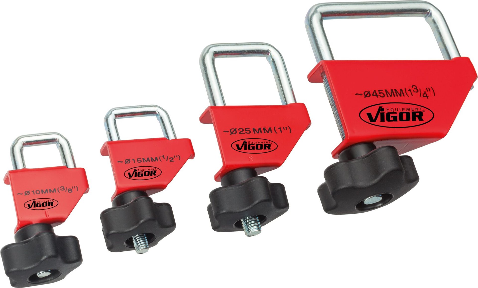 VIGOR Schlauchschellen Satz ∙ V3381 ∙ 4-teilig ∙ Anzahl Werkzeuge: 4 Produktbild img4 L