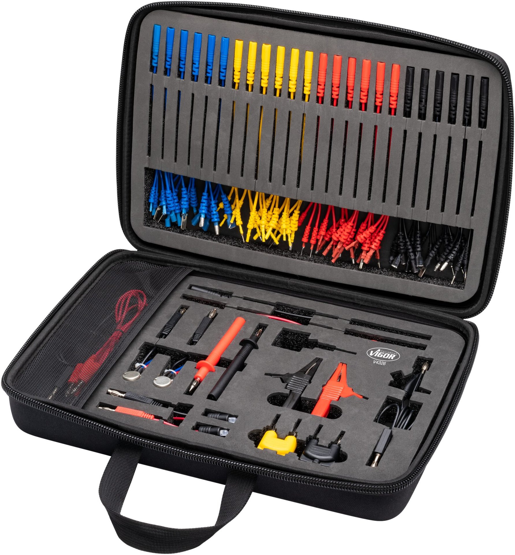 VIGOR Messkabel Satz ∙ V4326N ∙ 92-teilig ∙ Anzahl Werkzeuge: 92 Produktbild img27 L