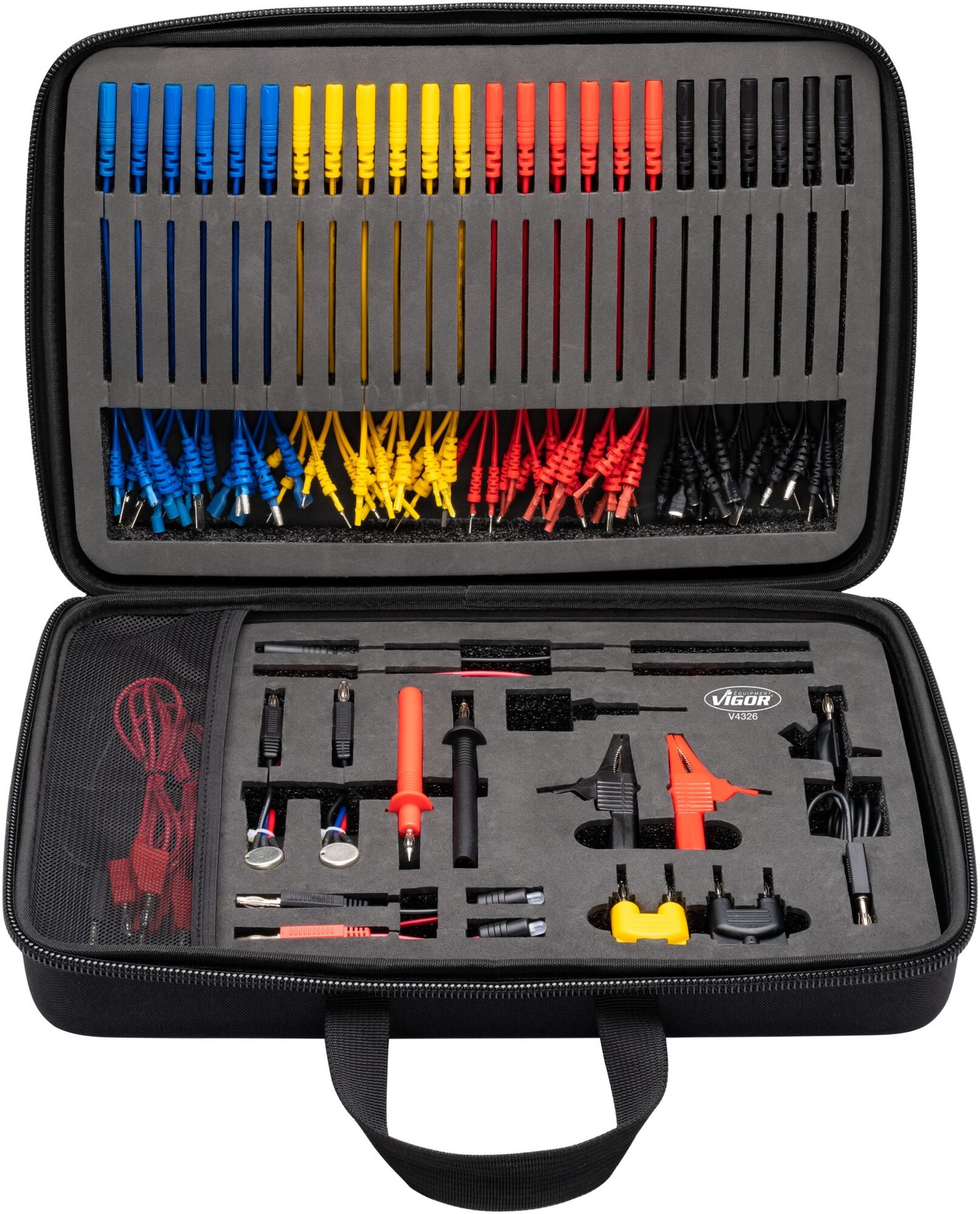 VIGOR Messkabel Satz ∙ V4326N ∙ 92-teilig ∙ Anzahl Werkzeuge: 92 Produktbild img26 L