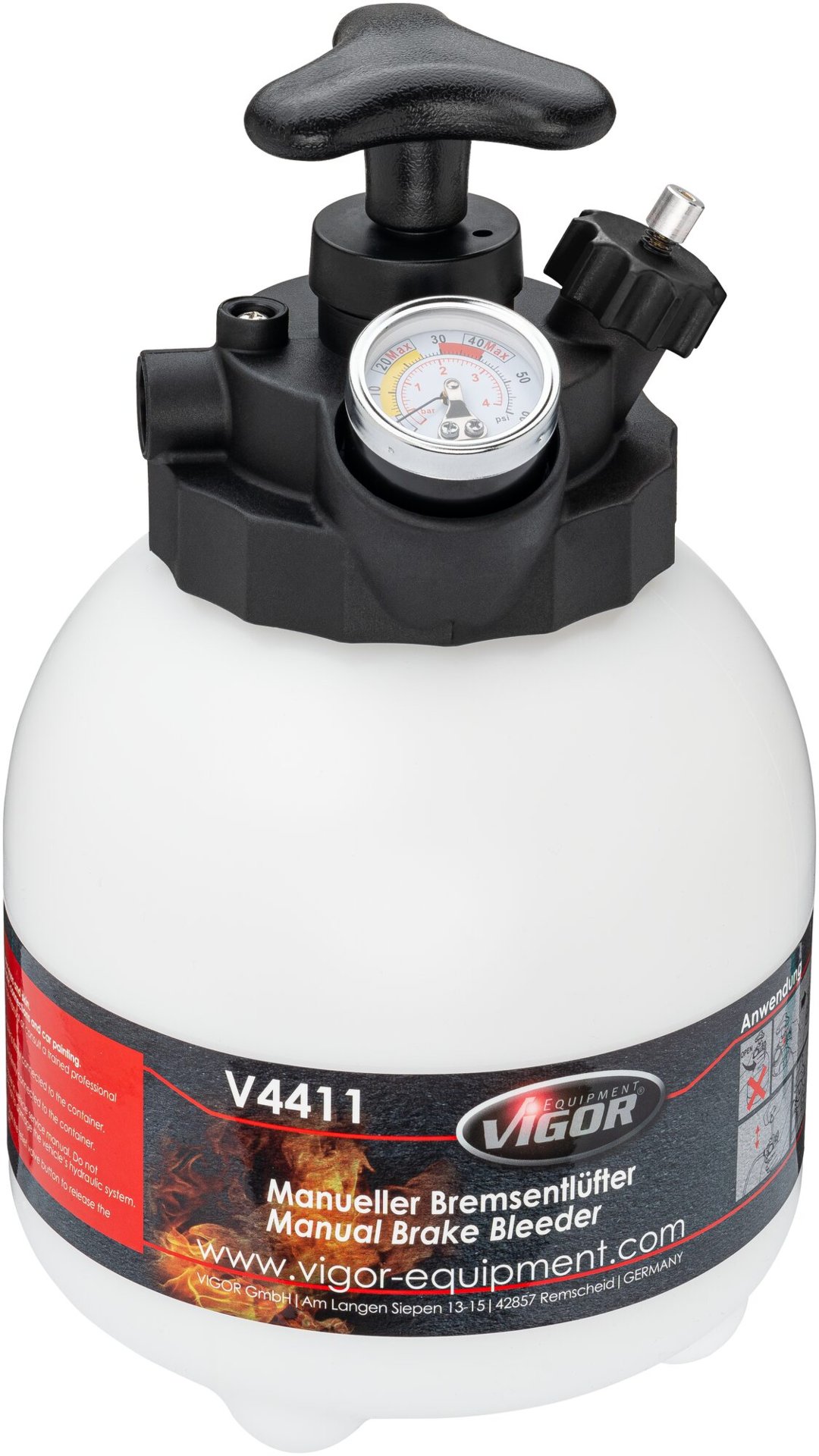 VIGOR Bremsentlüfter Satz ∙ 3&nbsp;l ∙ manuell ∙ V4411 ∙ 5-teilig ∙ Anzahl Werkzeuge: 5 Produktbild img13 L