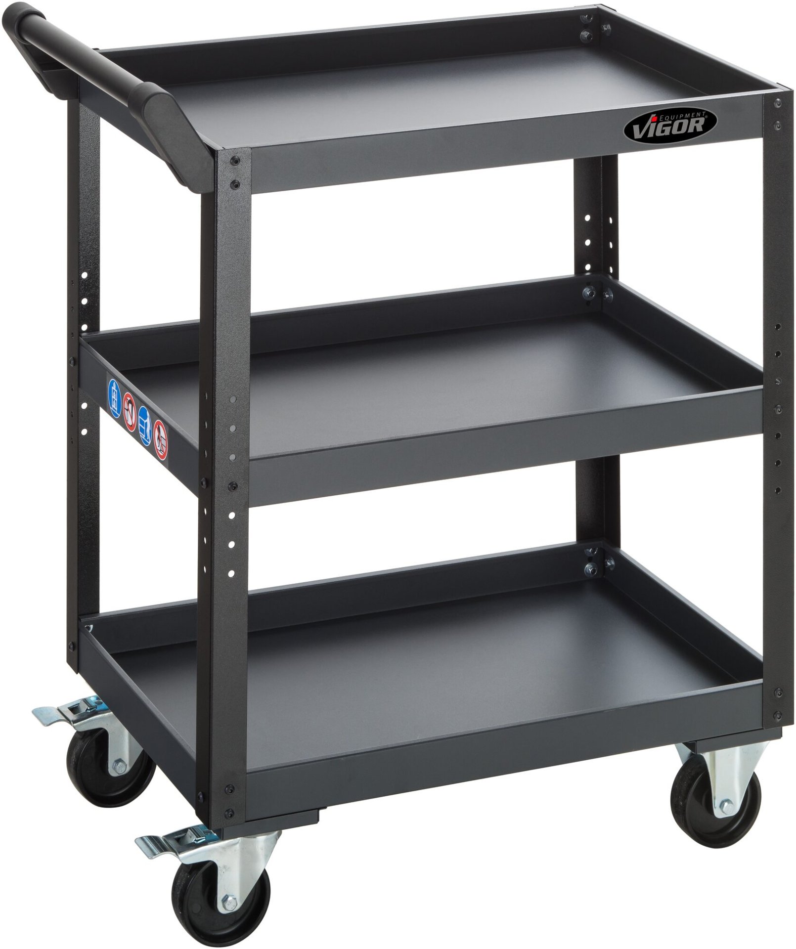 VIGOR Servicewagen ∙ V4758 ∙ L x B x H: 763 mm x 443 mm x 843 mm Produktbild img1 L