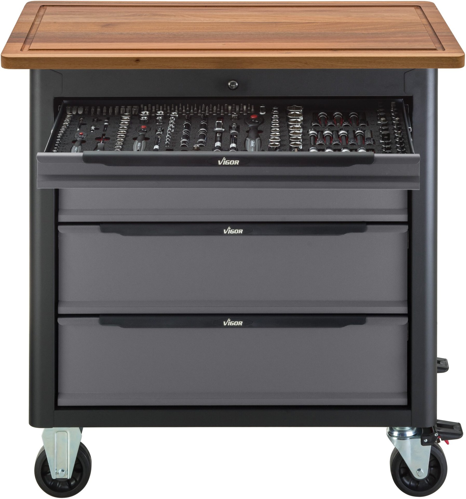 VIGOR Mobile Werkbank Series&nbsp;XL ∙ leer ∙ V4814 ∙ L x B x H: 907 mm x 481 mm x 990 mm Produktbild img22 L