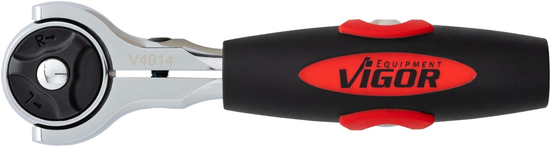 VIGOR Umschaltknarre ∙ T-Griff ∙ V4914 ∙ 1/4 Zoll (6,3 mm) Vierkant massiv Produktbild img3 L