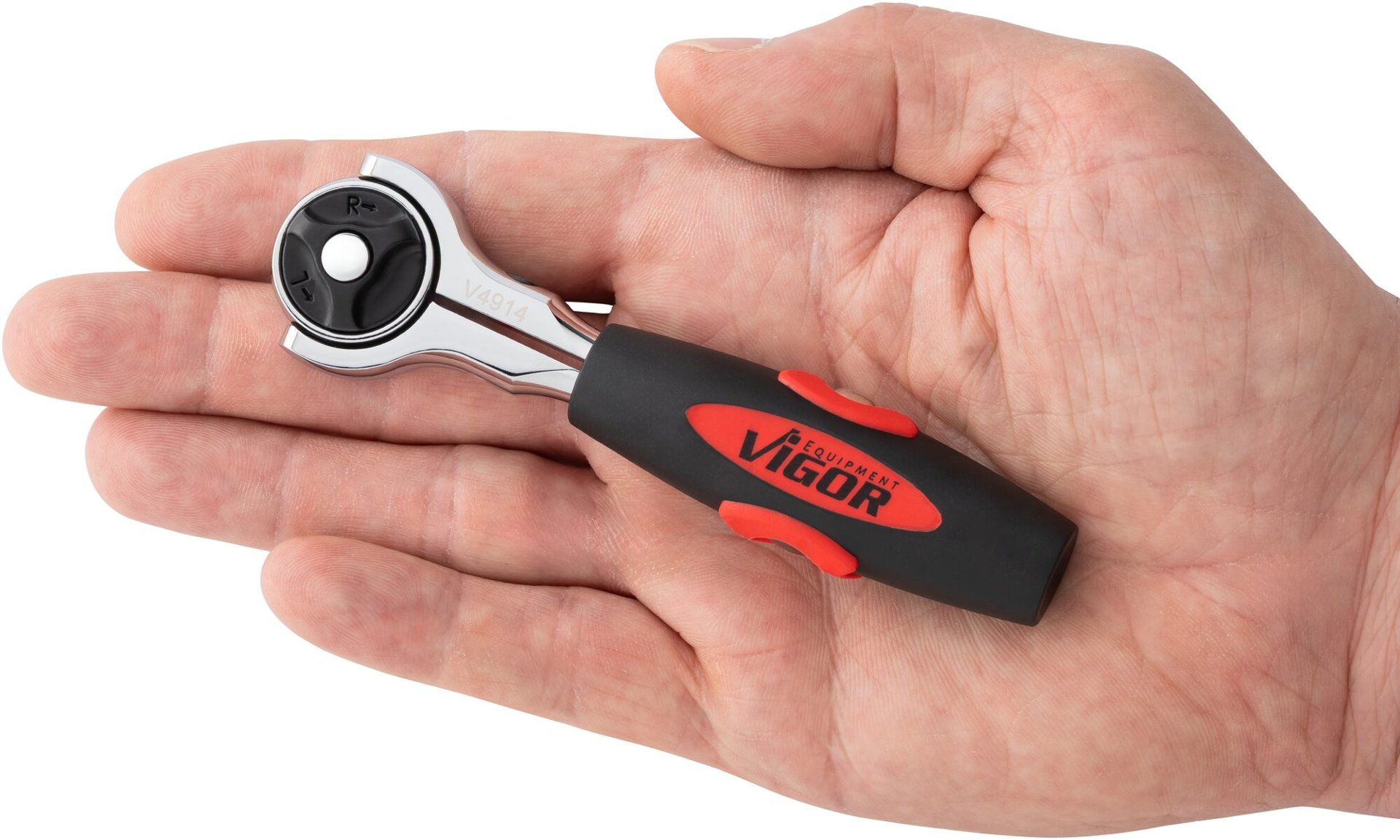 VIGOR Umschaltknarre ∙ T-Griff ∙ V4914 ∙ 1/4 Zoll (6,3 mm) Vierkant massiv Produktbild img4 L