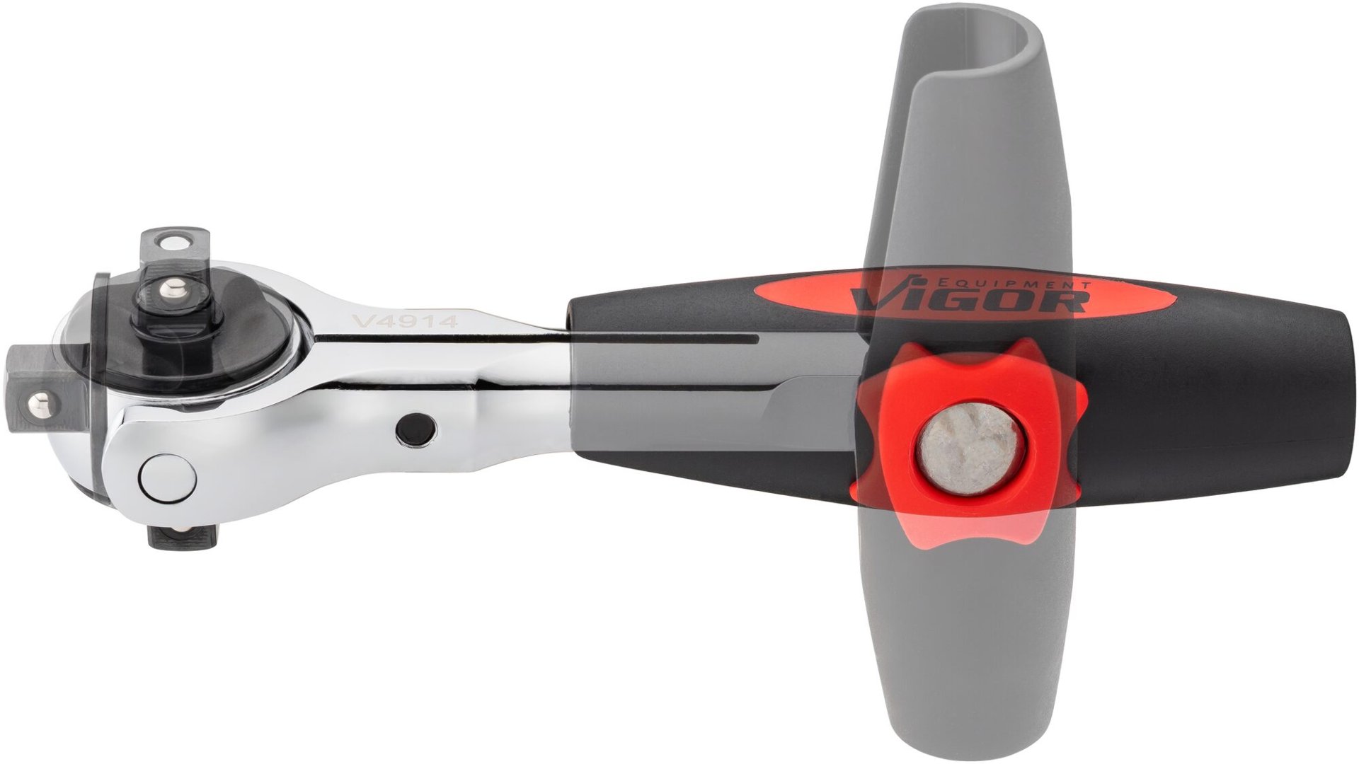 VIGOR Umschaltknarre ∙ T-Griff ∙ V4914 ∙ 1/4 Zoll (6,3 mm) Vierkant massiv Produktbild img14 L