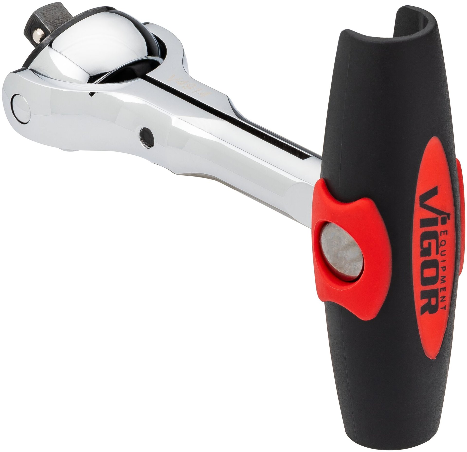 VIGOR Umschaltknarre ∙ T-Griff ∙ V4914 ∙ 1/4 Zoll (6,3 mm) Vierkant massiv Produktbild img18 L