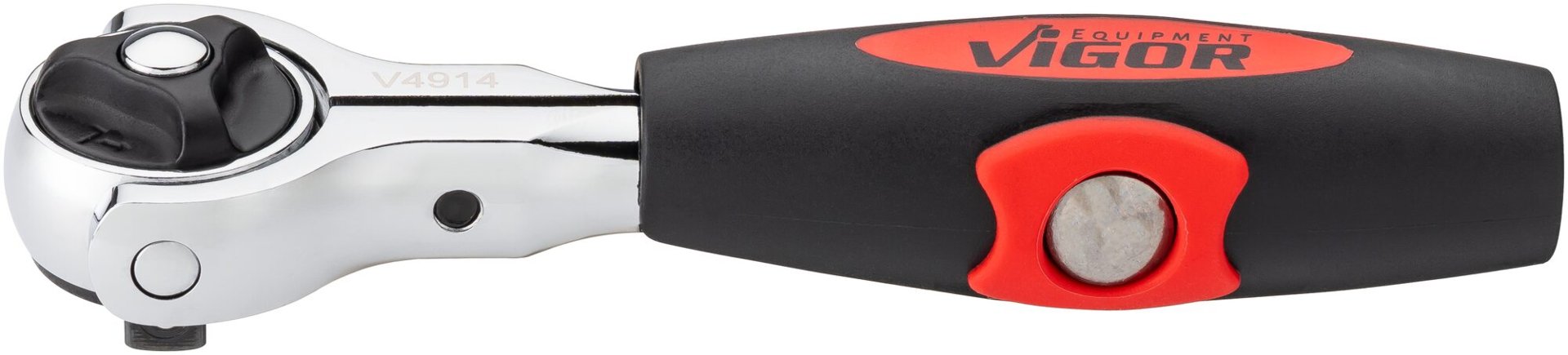 VIGOR Umschaltknarre ∙ T-Griff ∙ V4914 ∙ 1/4 Zoll (6,3 mm) Vierkant massiv Produktbild img19 L