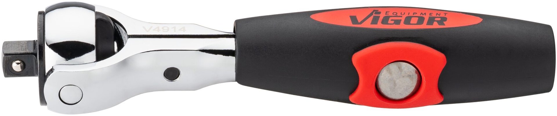 VIGOR Umschaltknarre ∙ T-Griff ∙ V4914 ∙ 1/4 Zoll (6,3 mm) Vierkant massiv Produktbild img20 L