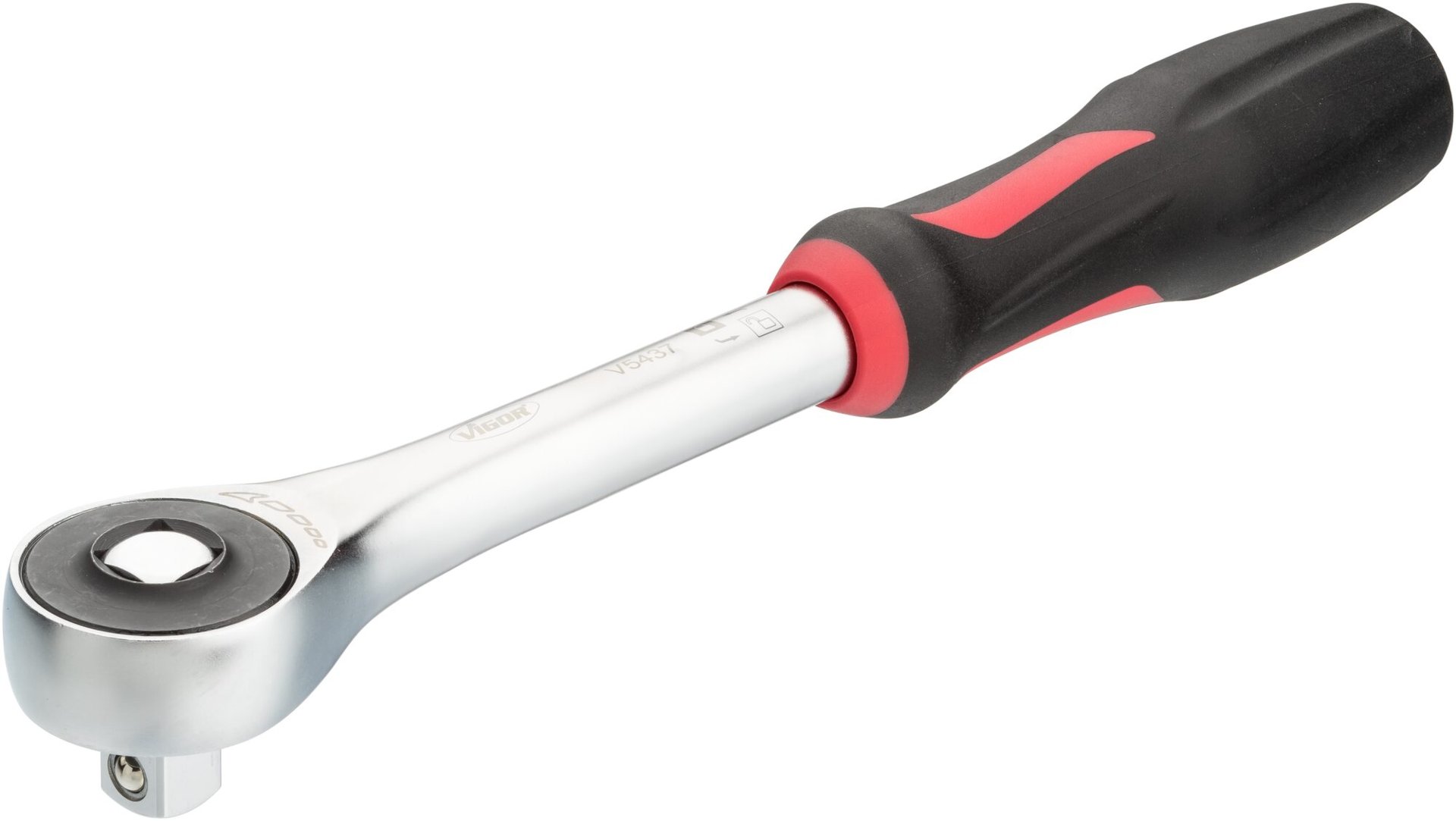 VIGOR 360° Drehgriff-Umschaltknarre ∙ V5437 ∙ 1/2 Zoll (12,5 mm) Vierkant massiv ∙ 288 mm Produktbild img8 L
