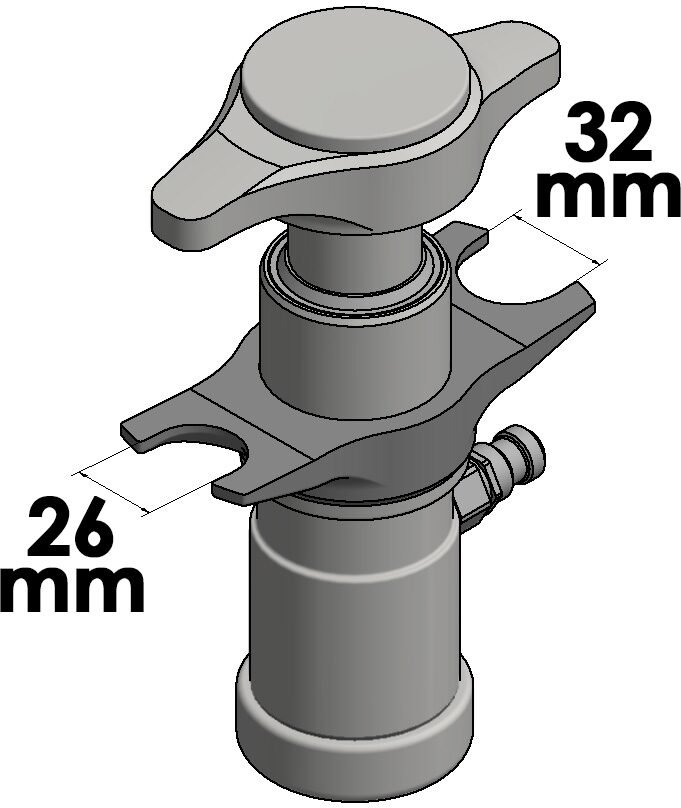 VIGOR Kugelgelenk-Ausdrücker ∙ hydraulisch 4,5 Tonnen ∙ V5916 ∙ 2-teilig ∙ Anzahl Werkzeuge: 2 Produktbild img9 L