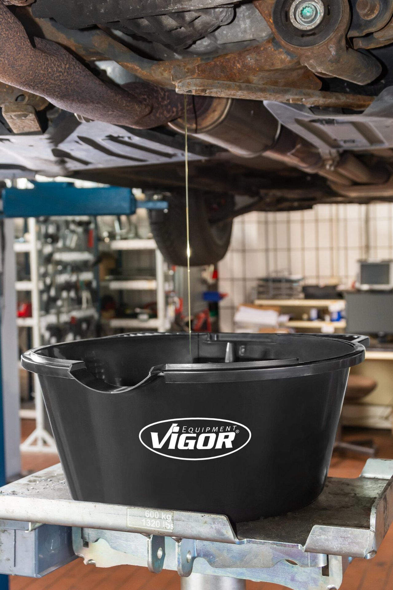 VIGOR Öl-Ablasswanne ∙ 8 l ∙ V6300-8 ∙ 370 mm Produktbild img13 L