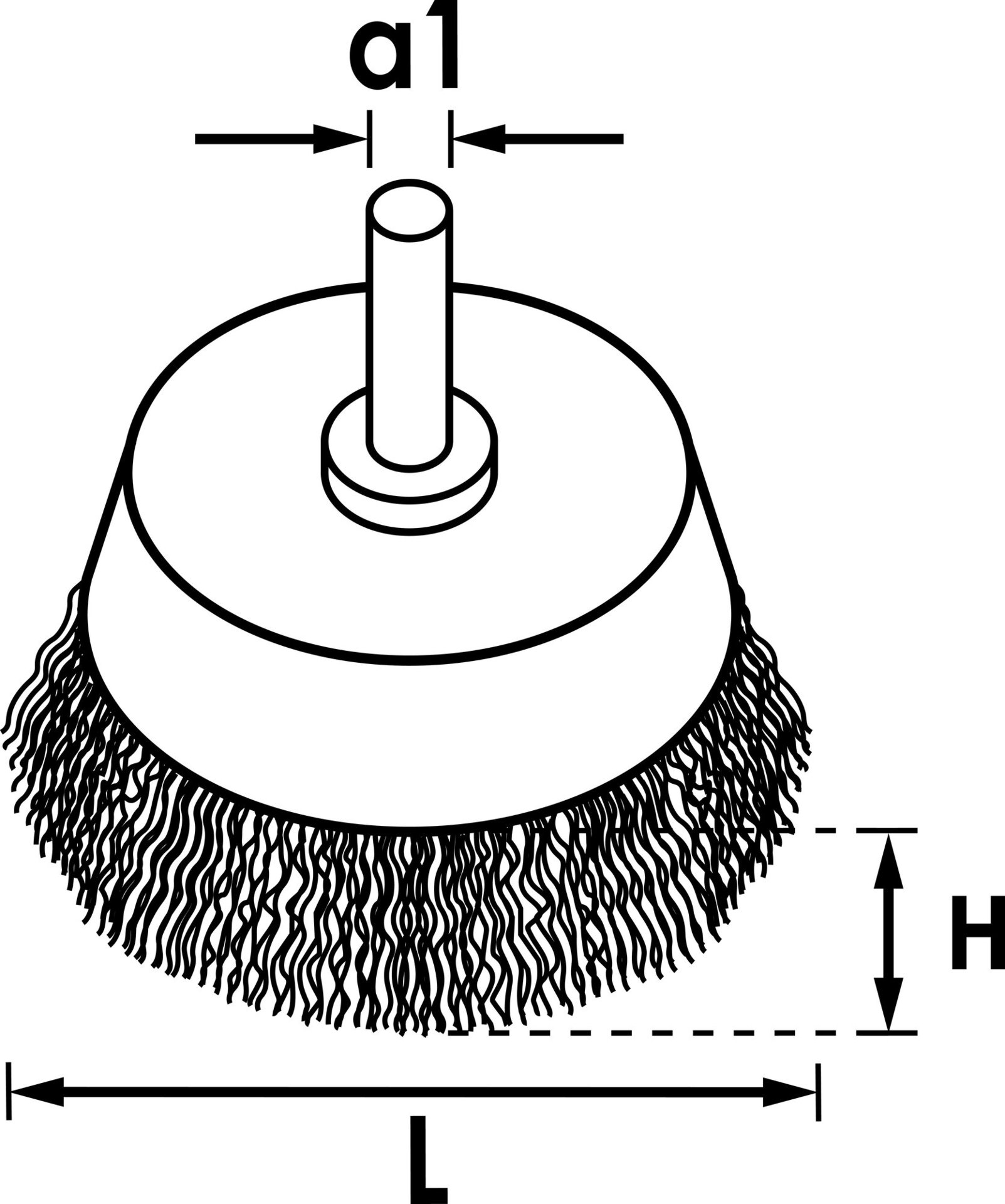 VIGOR Topfbürste ∙ Grob ∙ V6800 Produktbild img3 L