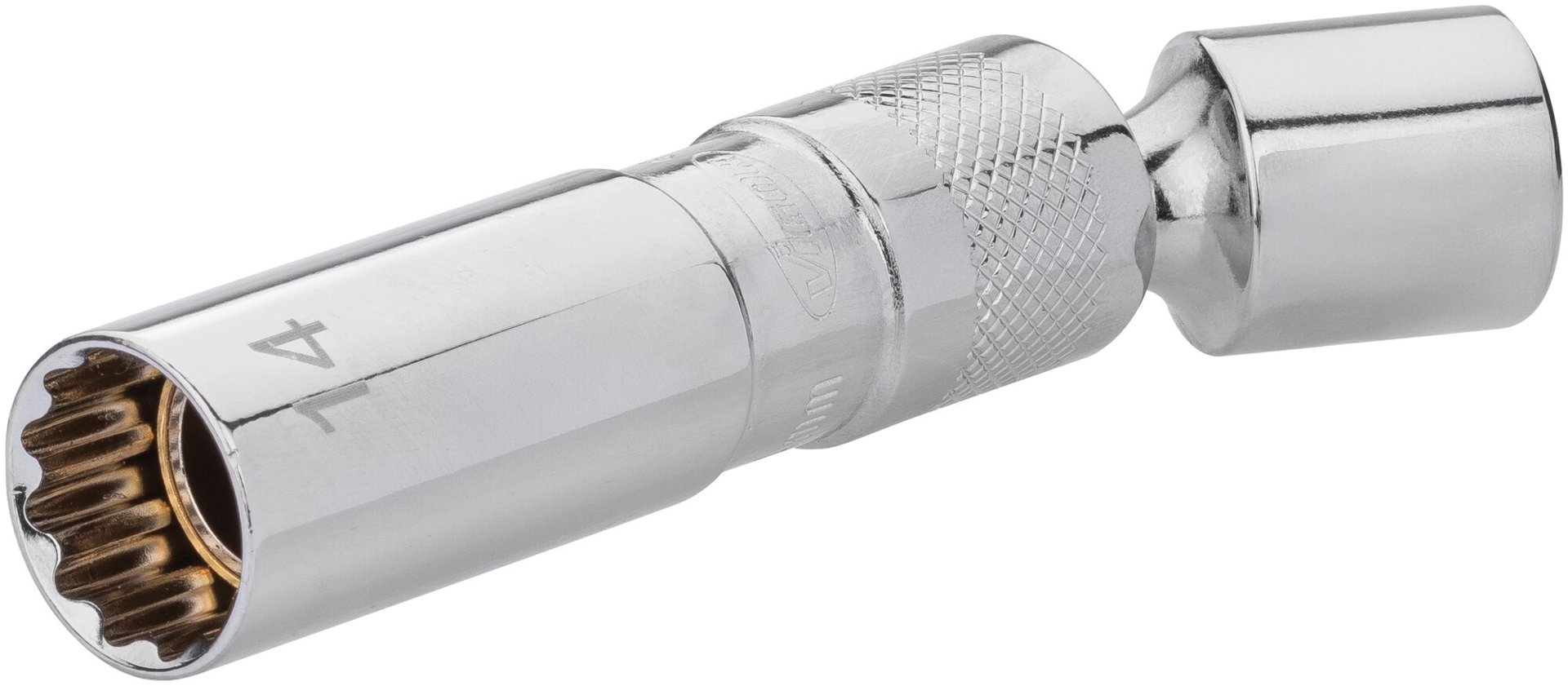 VIGOR Glühkerzenausdreher Satz ∙ V7016/6 ∙ 3/8 Zoll (10 mm) Vierkant hohl ∙ Außen Doppelsechskant Profil ∙ 6-teilig ∙ 8 ∙ 9 ∙ 10 ∙ 12 ∙ 14 ∙ 16 ∙ Anzahl Werkzeuge: 6 Produktbild img9 L